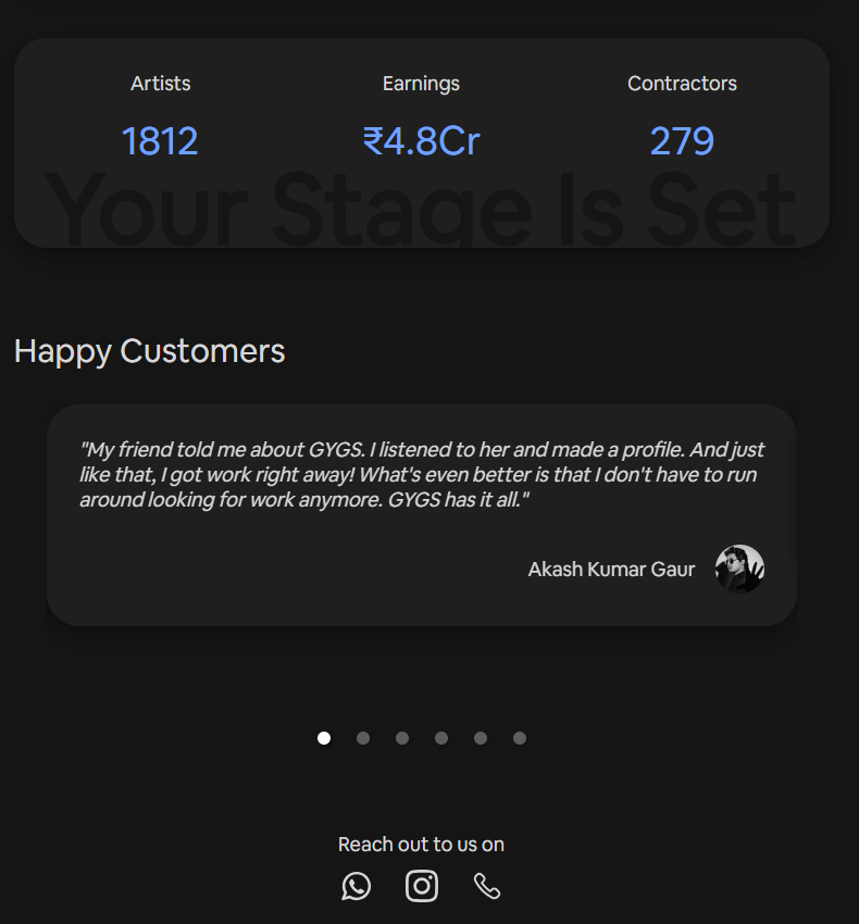 Gygs screenshot 1