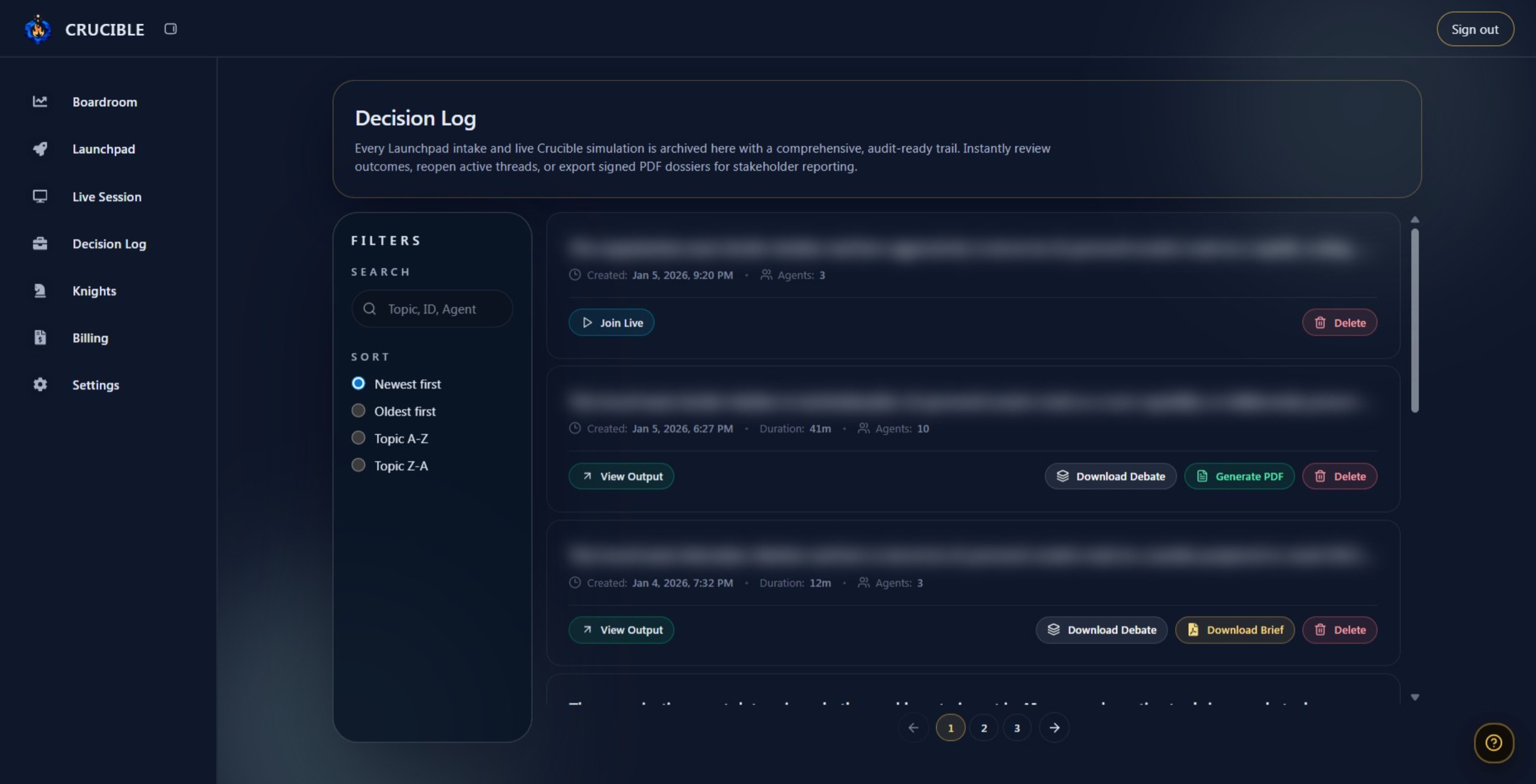 Crucible - Your AI Braintrust screenshot 7