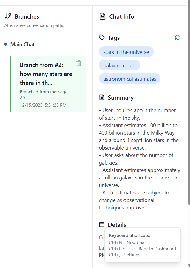 Chat Memory Manager screenshot 4