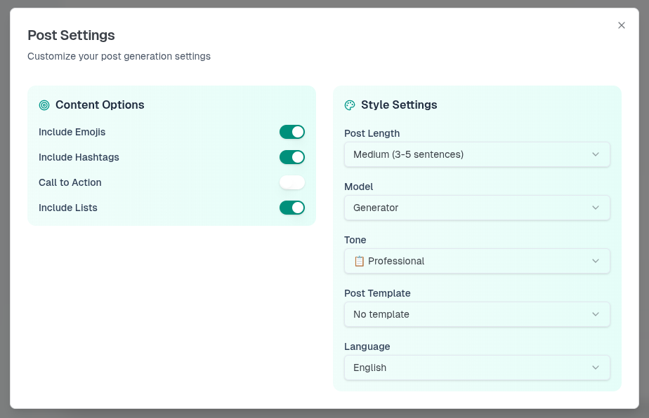 4Posts – AI Telegram Writer/Editor screenshot 2