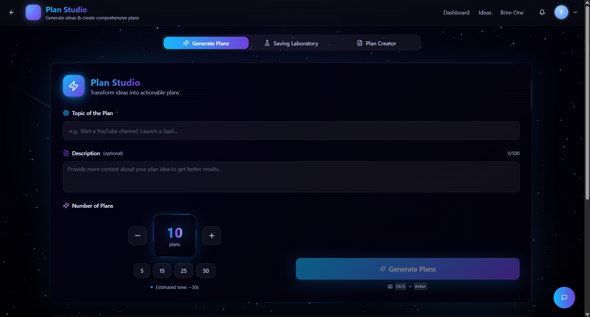 BrimIdea screenshot 2