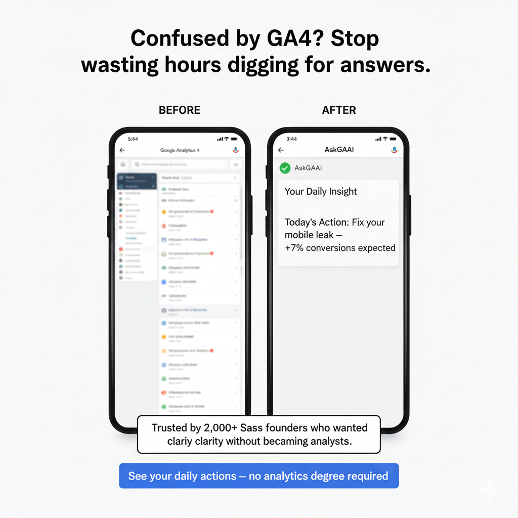 AskGAAI – Your AI Analyst for GA4 & Ads screenshot 6