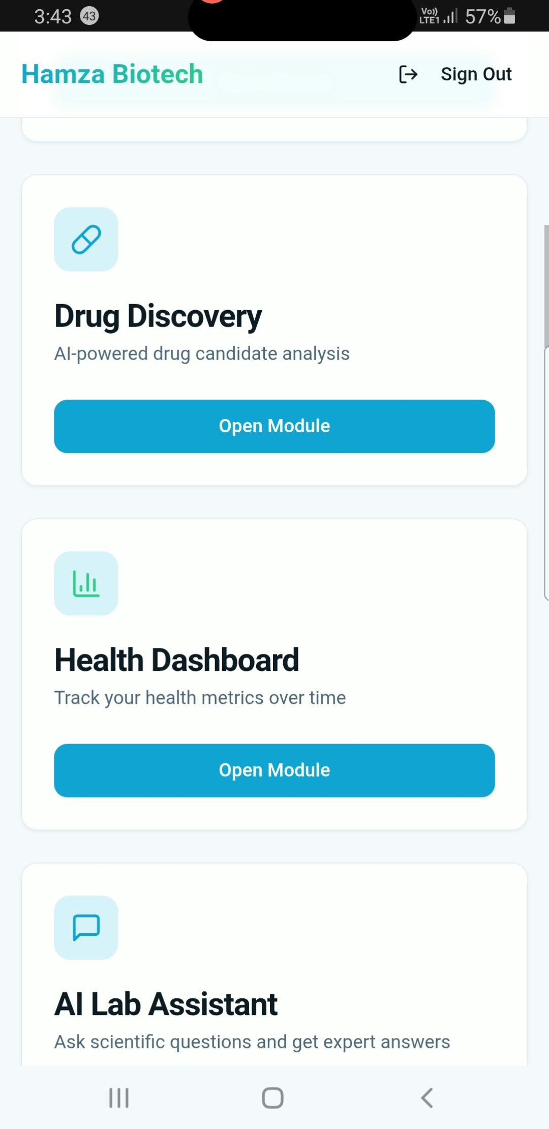Hamza Biotech screenshot 2