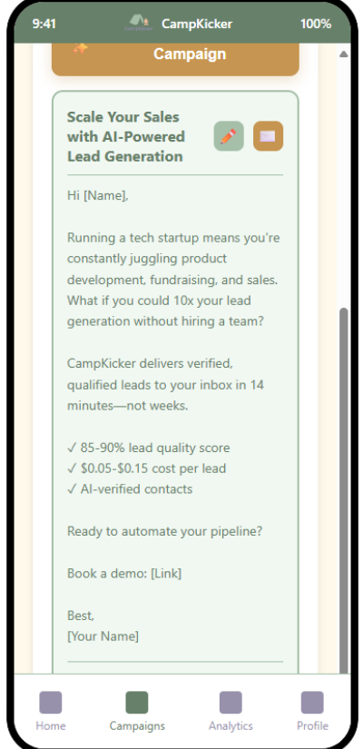 CampKicker screenshot 4