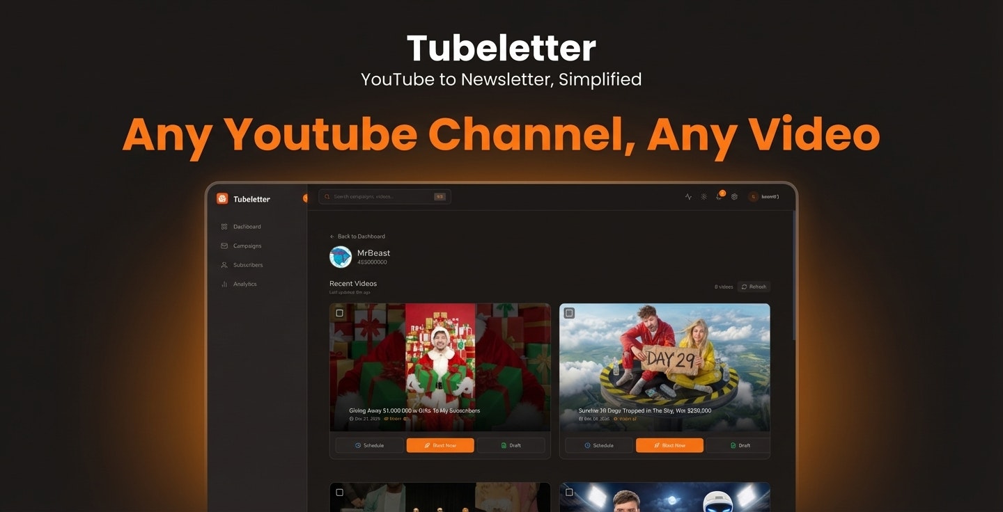 Tubeletter screenshot 1