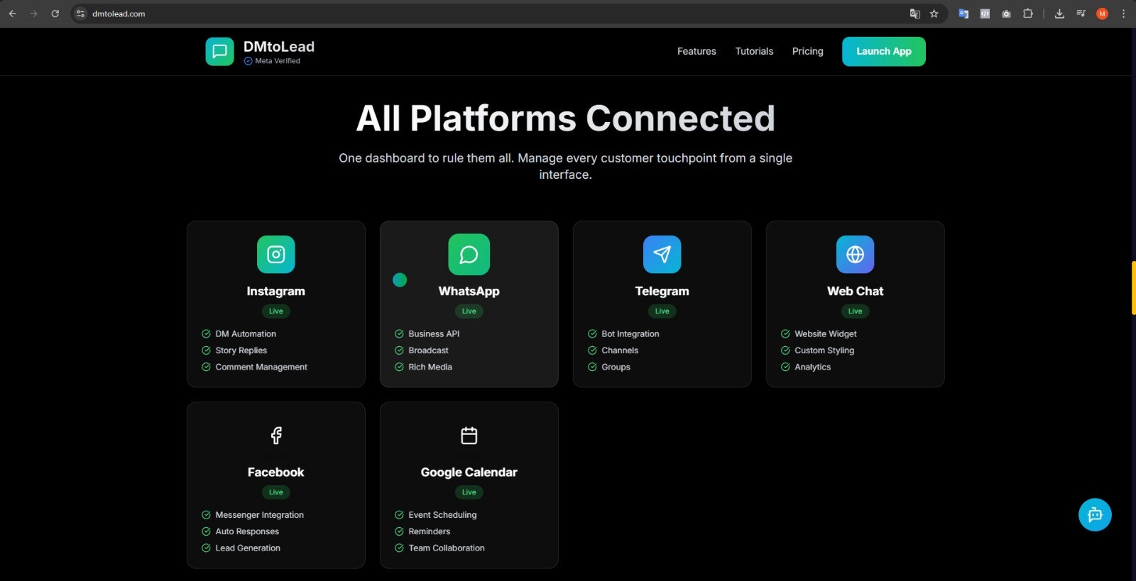 DMtoLead screenshot 3