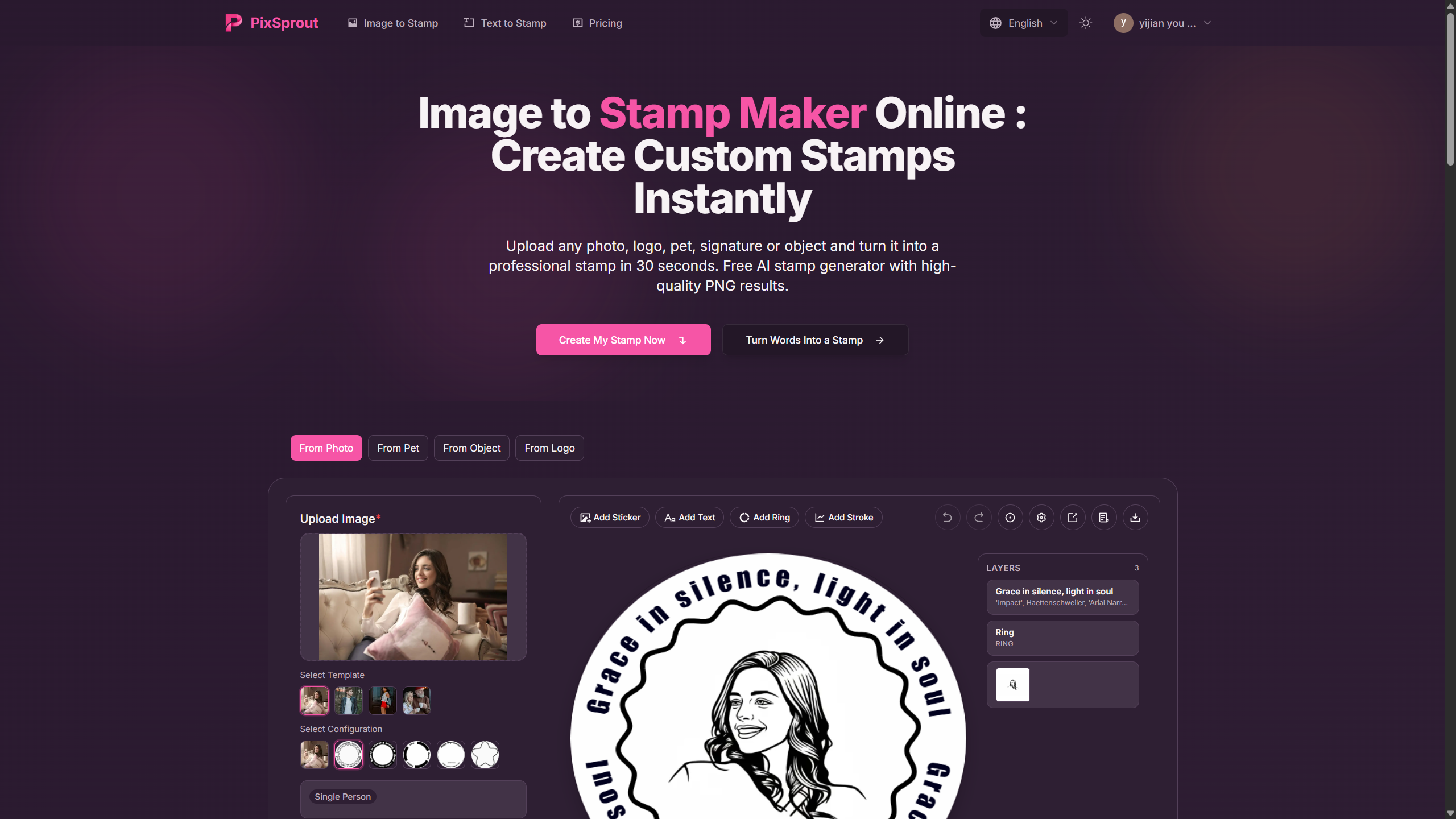 PixSprout – AI Stamp Maker screenshot 4
