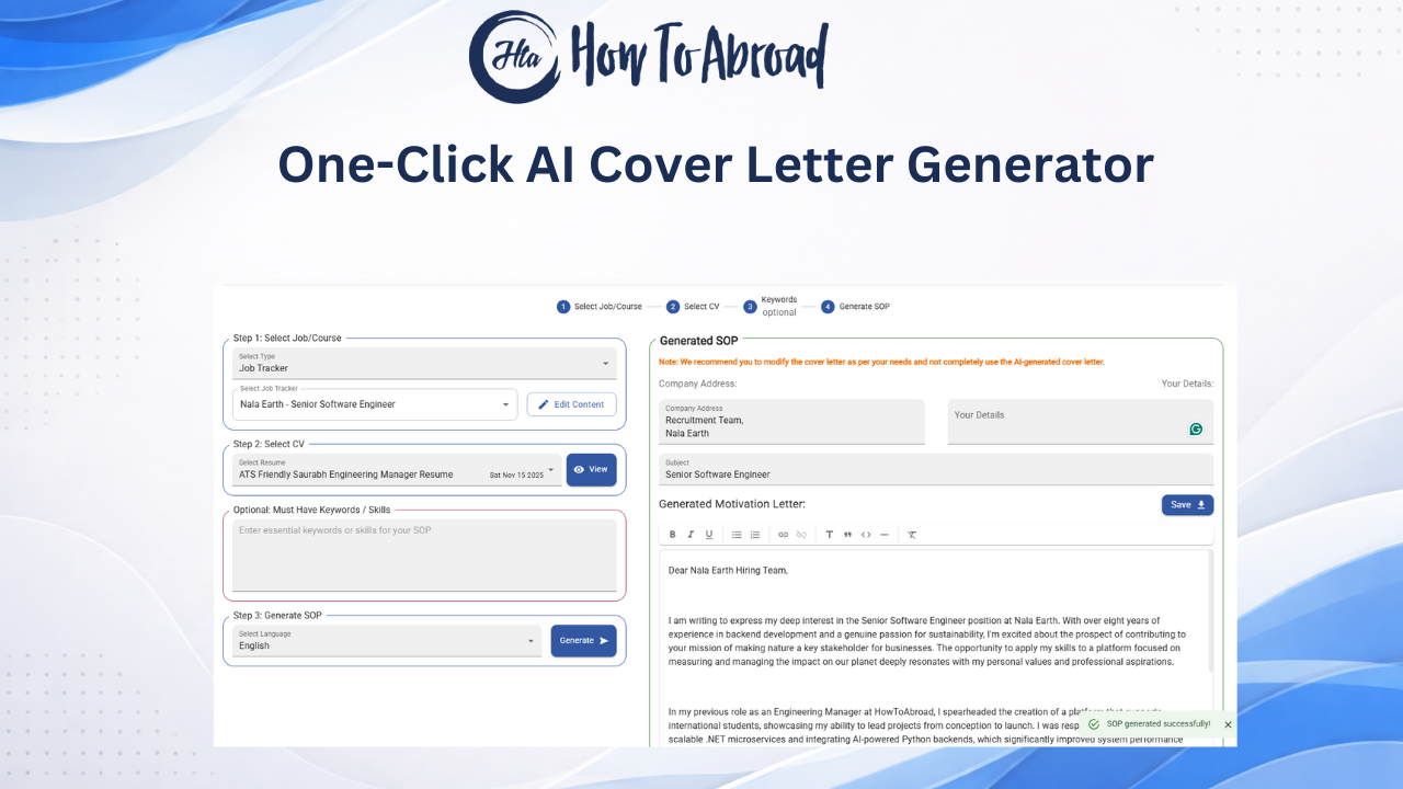 HowToAbroad: Application Tracker screenshot 9