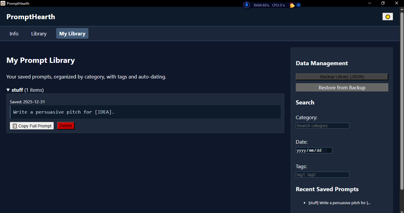 PromptHearth screenshot 3
