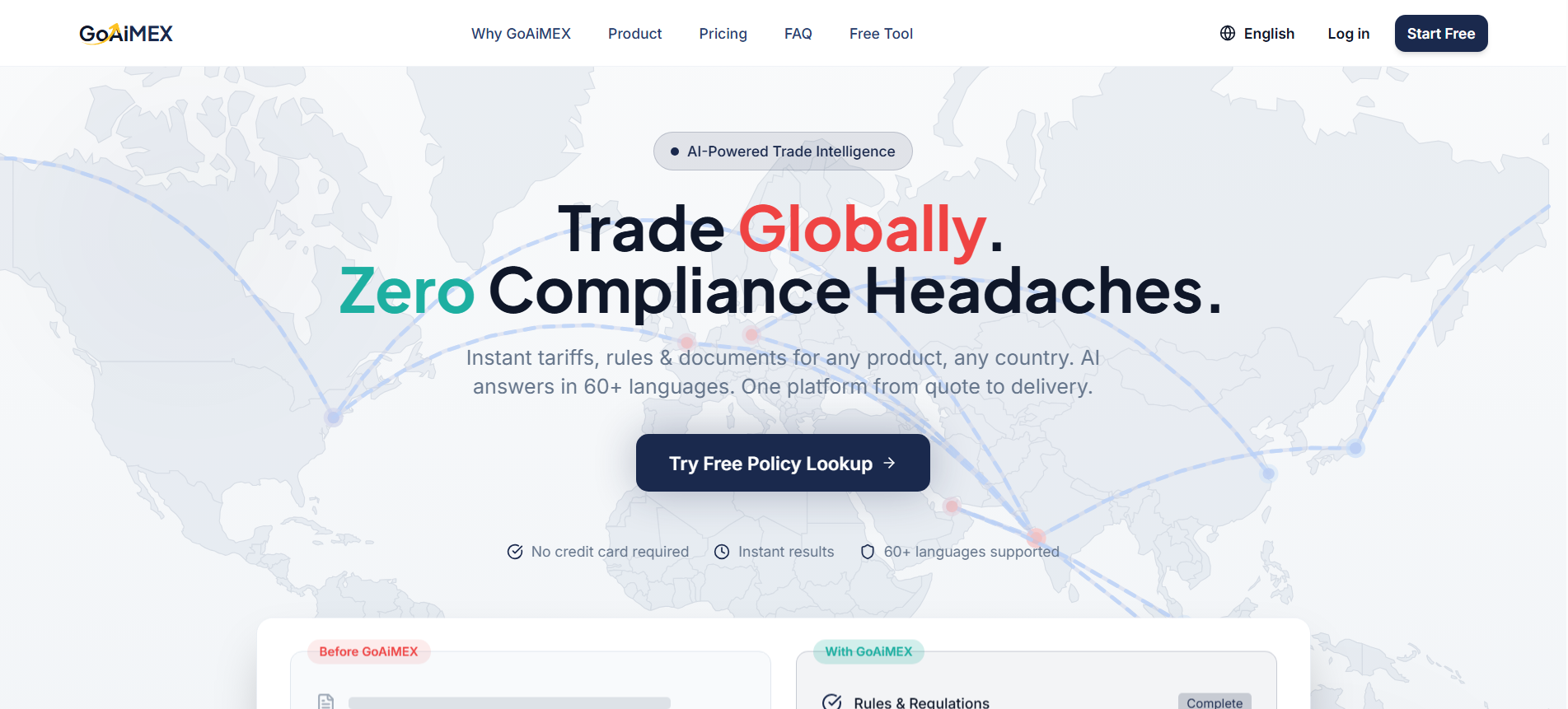 GoAiMEX: AI-Powered Export Compliance screenshot 1