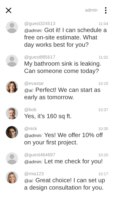Account & AI Chat Widgets screenshot 8