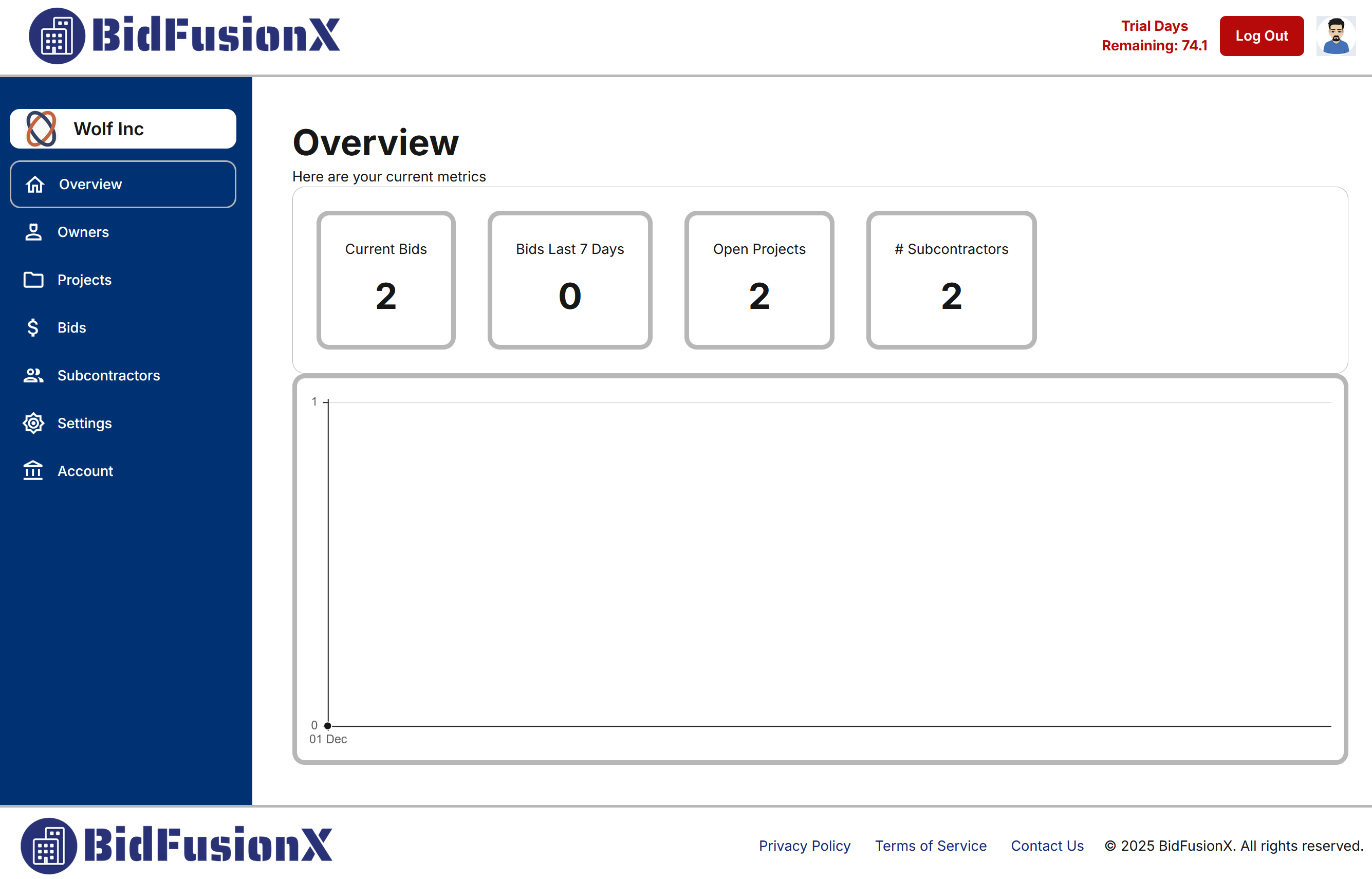 BidFusionX Contractor Bid Standardizing screenshot 2