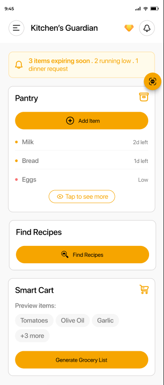 kitchensguardian screenshot 2