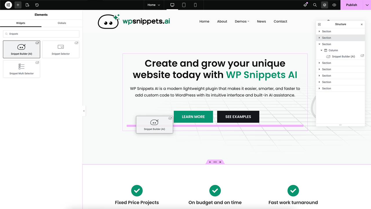 Powerful AI addons for Elementor screenshot 2