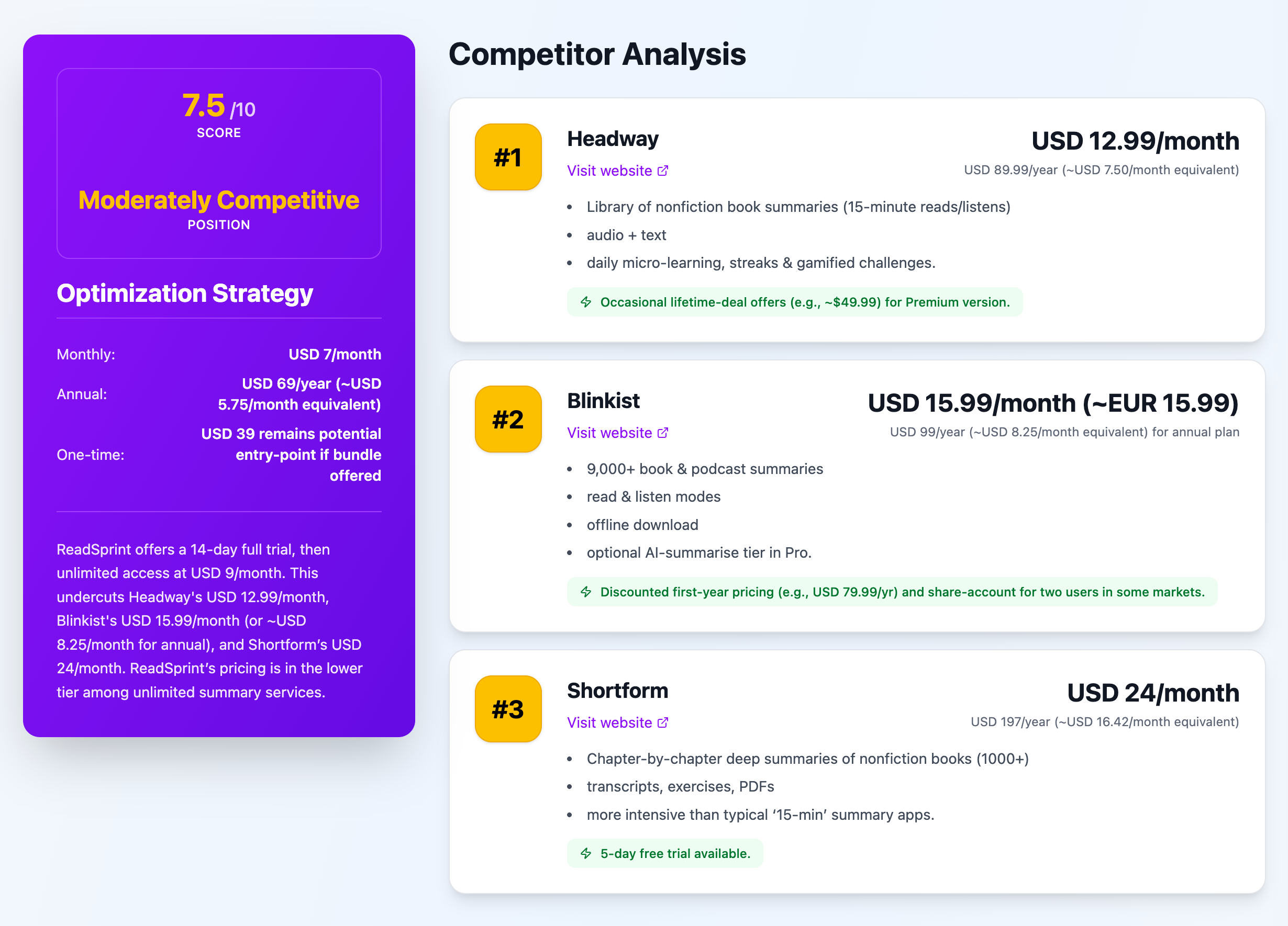 PerfectPrice screenshot 3