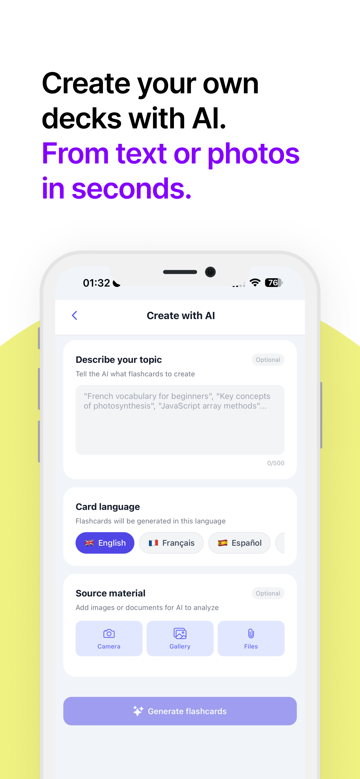 KitaFlash: AI Flashcards screenshot 3