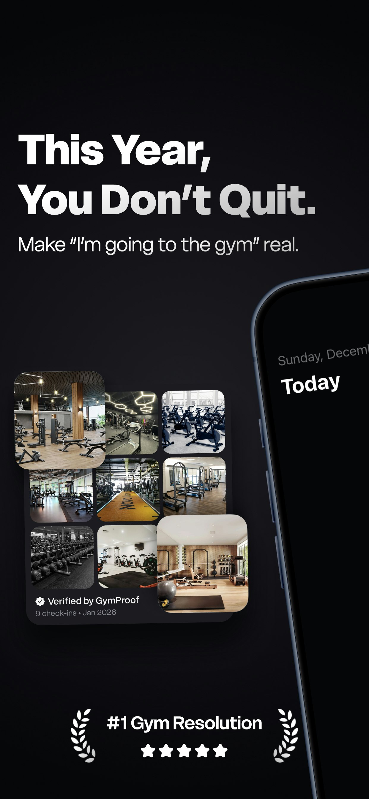 GymProof: Gym Accountability screenshot 1