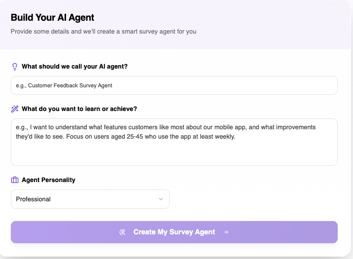SurveyAgent screenshot 3