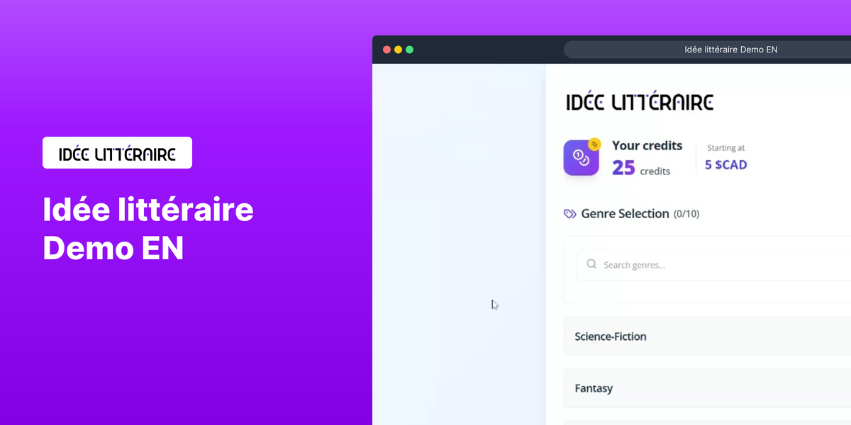Idée littéraire screenshot 3