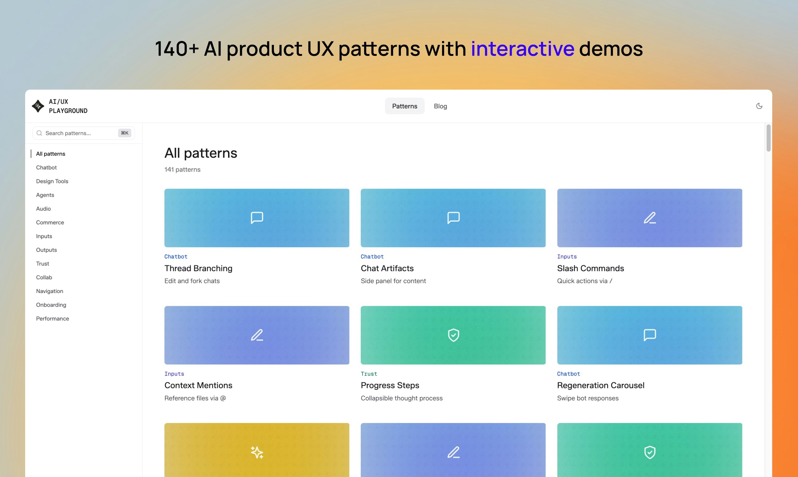 AI/UX Playground screenshot 1