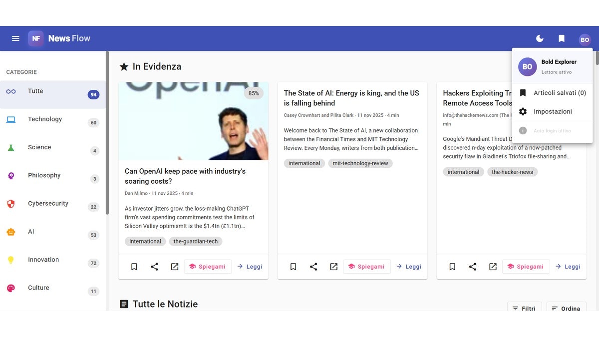 NewsFlow  screenshot 3