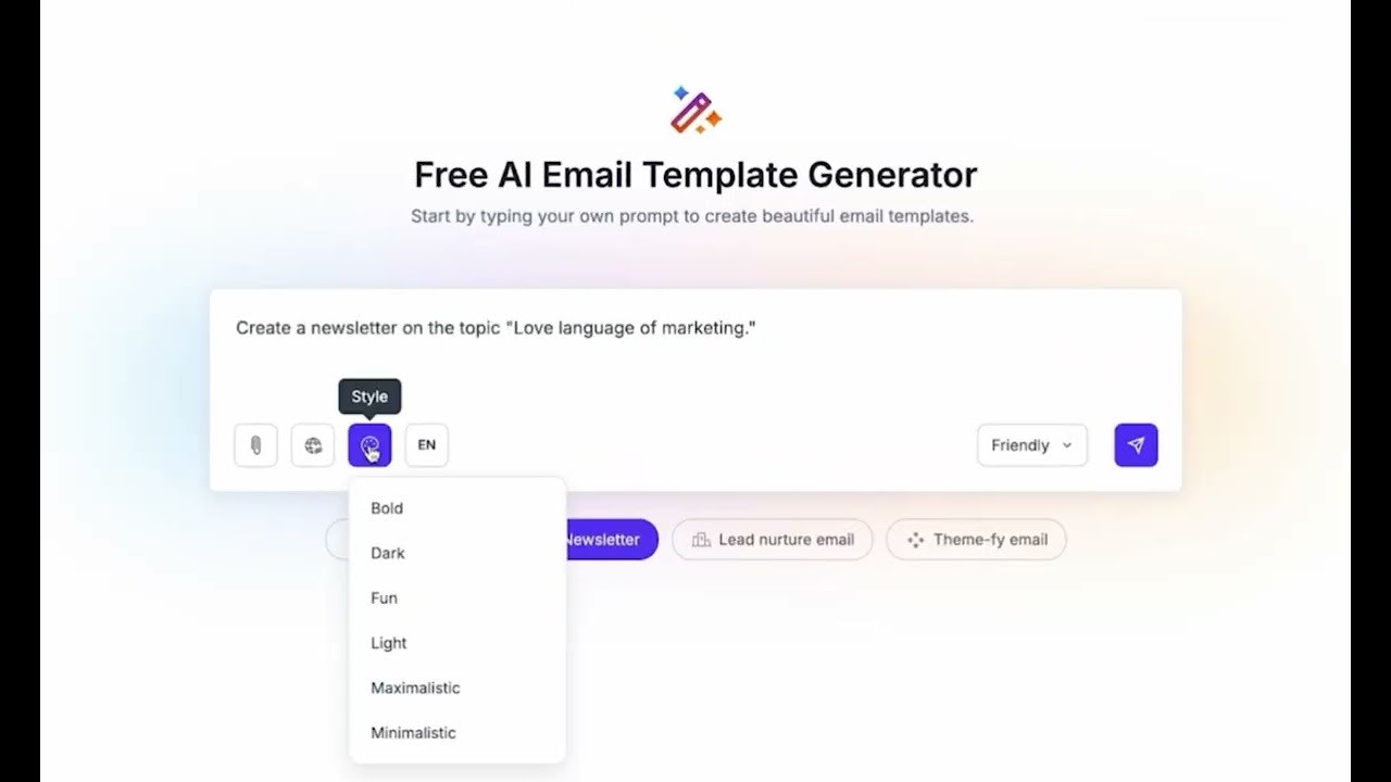 AI Email Template Generator screenshot 5