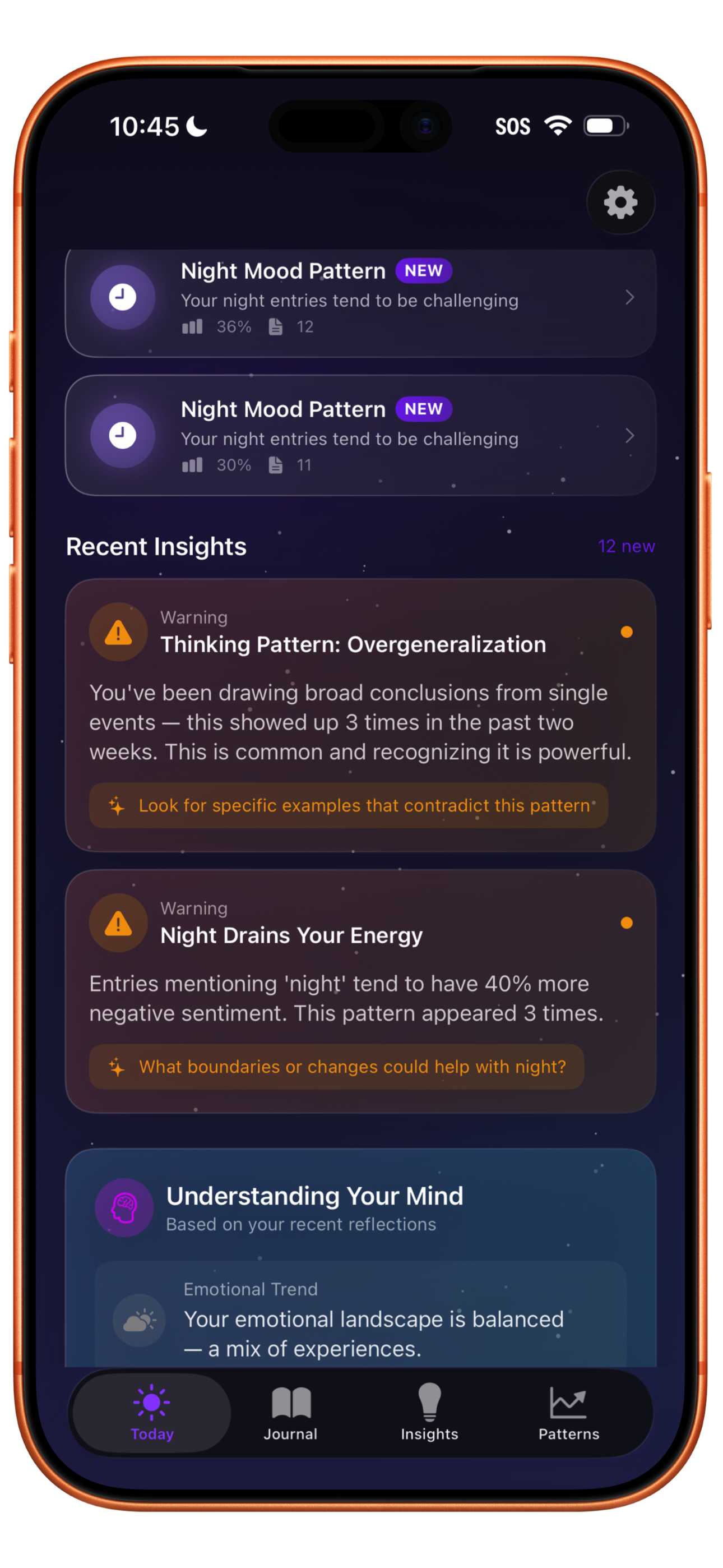 Thought Mirror AI Mind Model screenshot 3