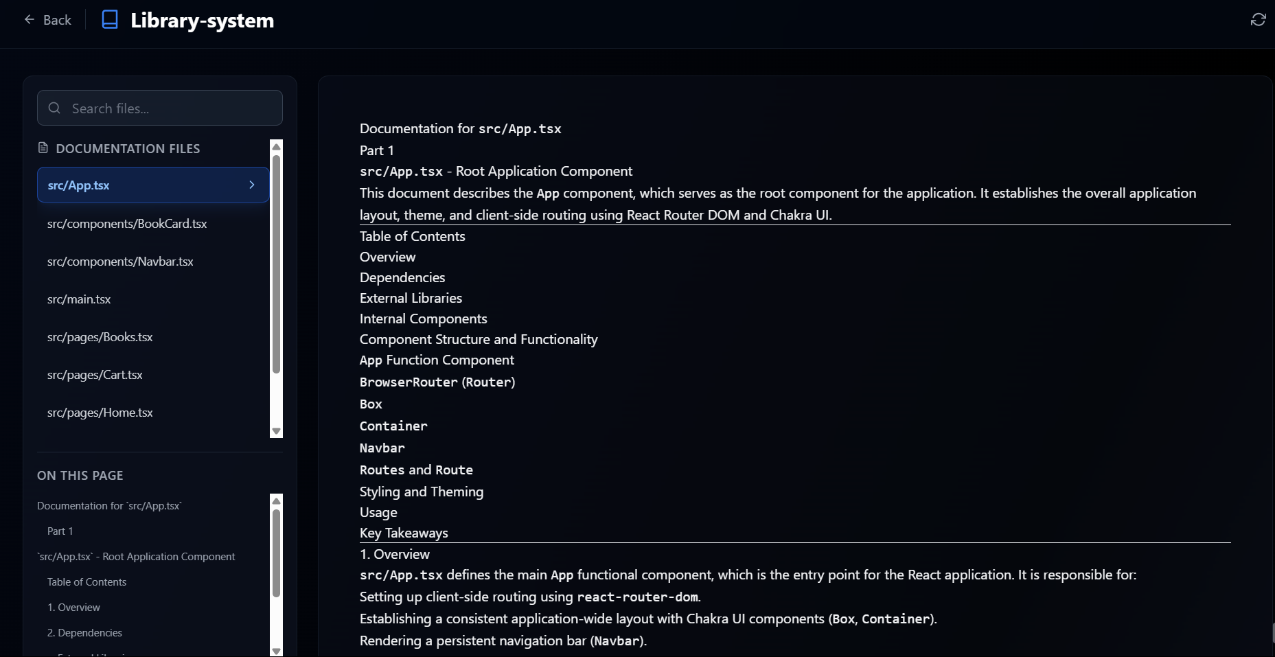 AutoDocs screenshot 2