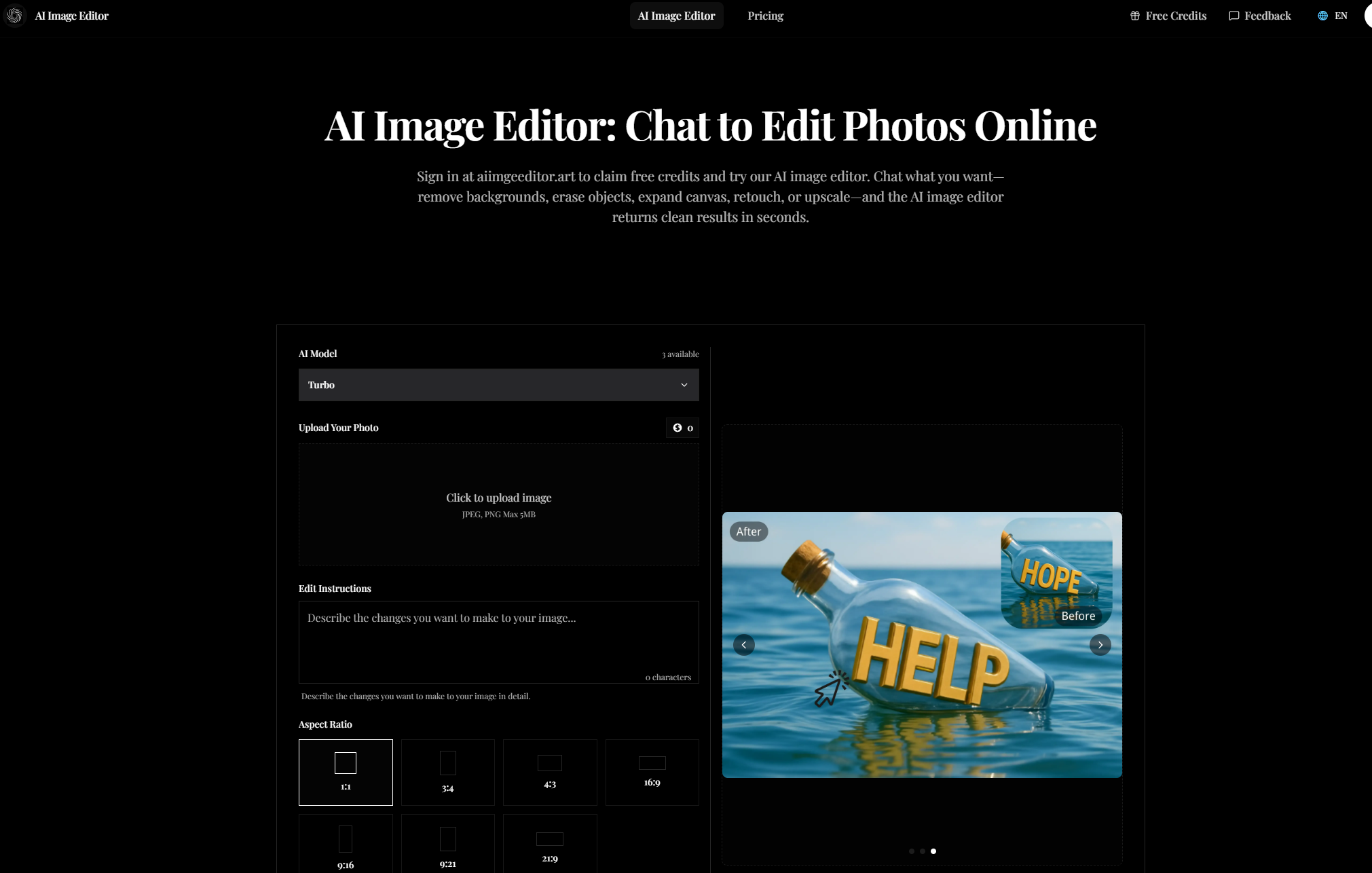 AI Image Editor screenshot 1