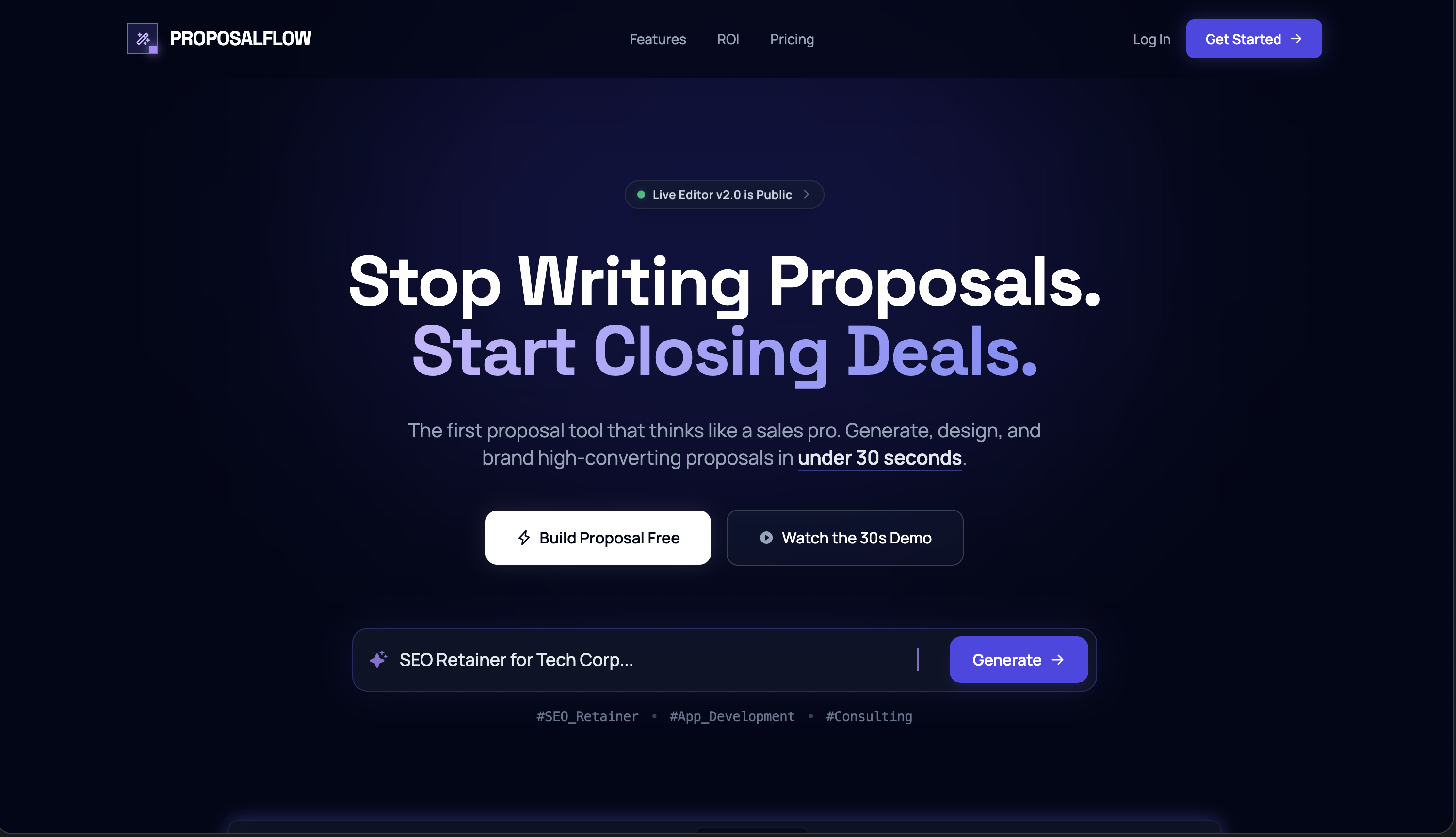 ProposalFlow screenshot 1