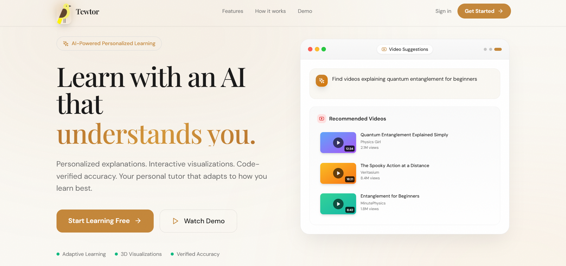 Tewtor.ai screenshot 1