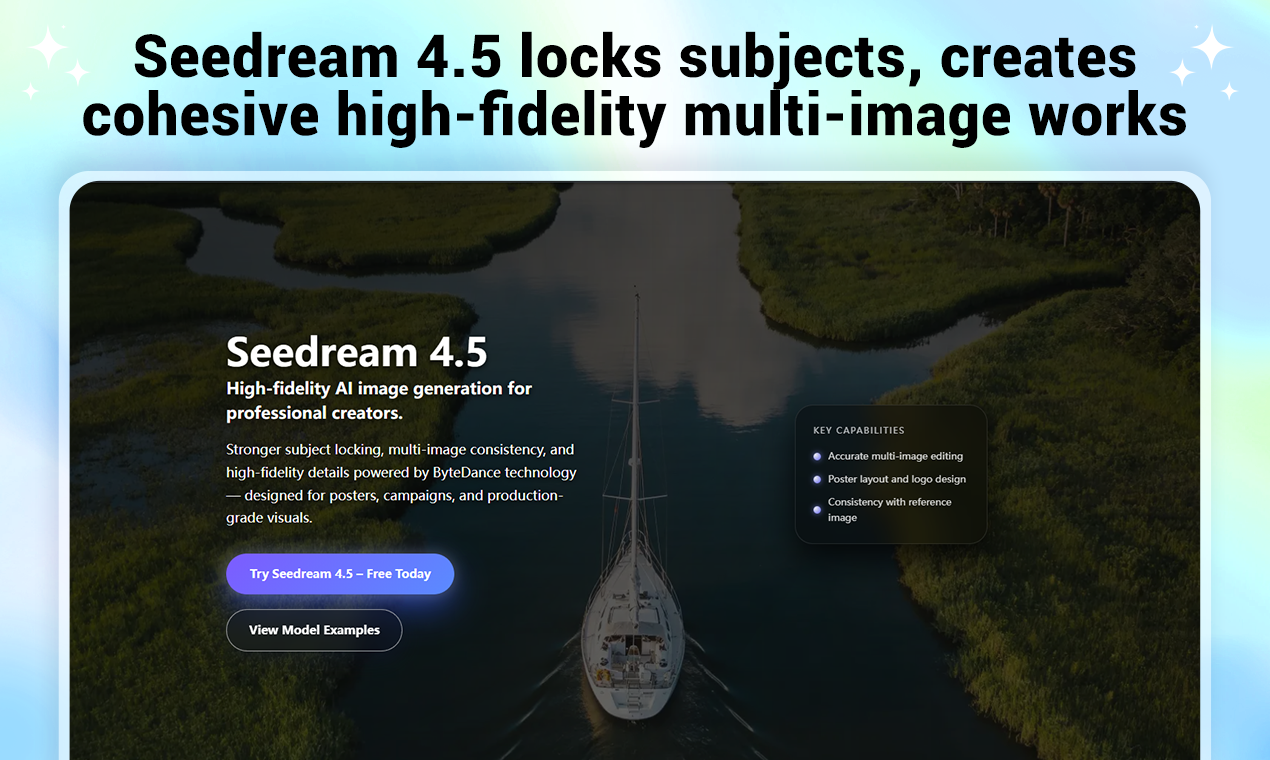 Seedream 4.5 screenshot 1
