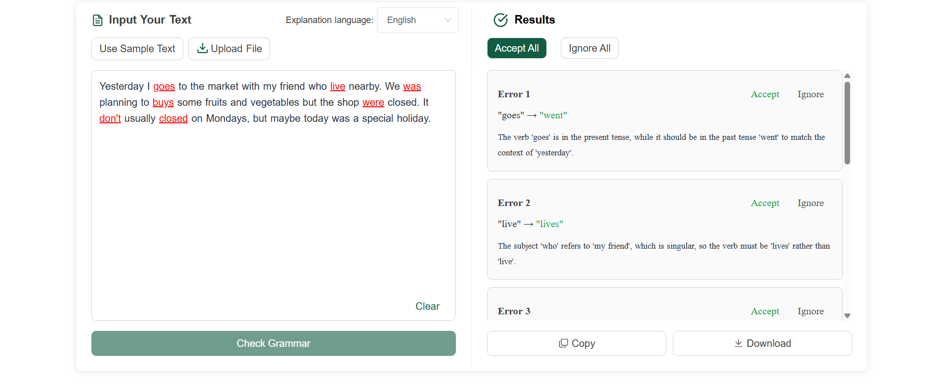 AI Grammar Checker screenshot 4
