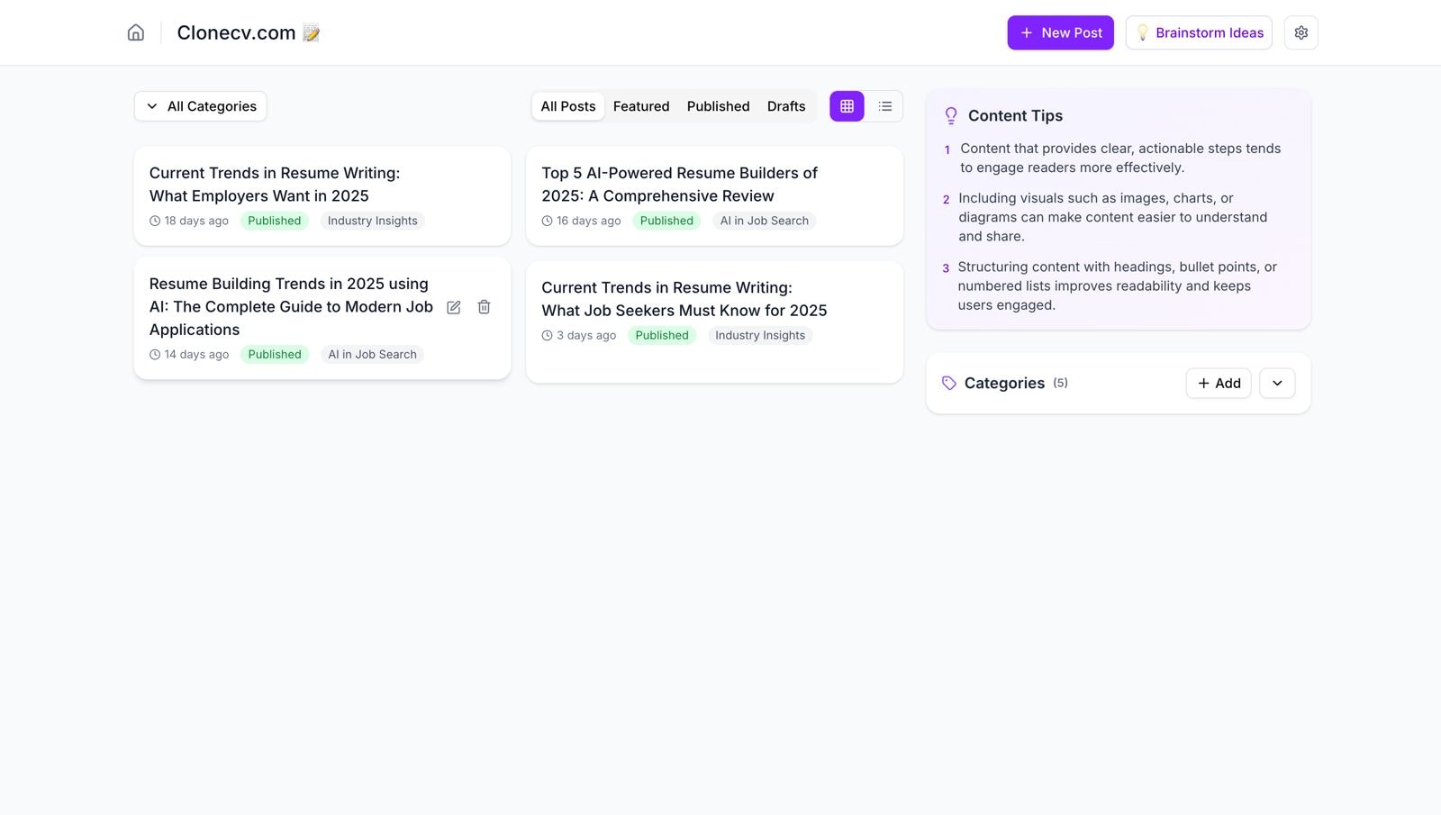 WriteCMS screenshot 3