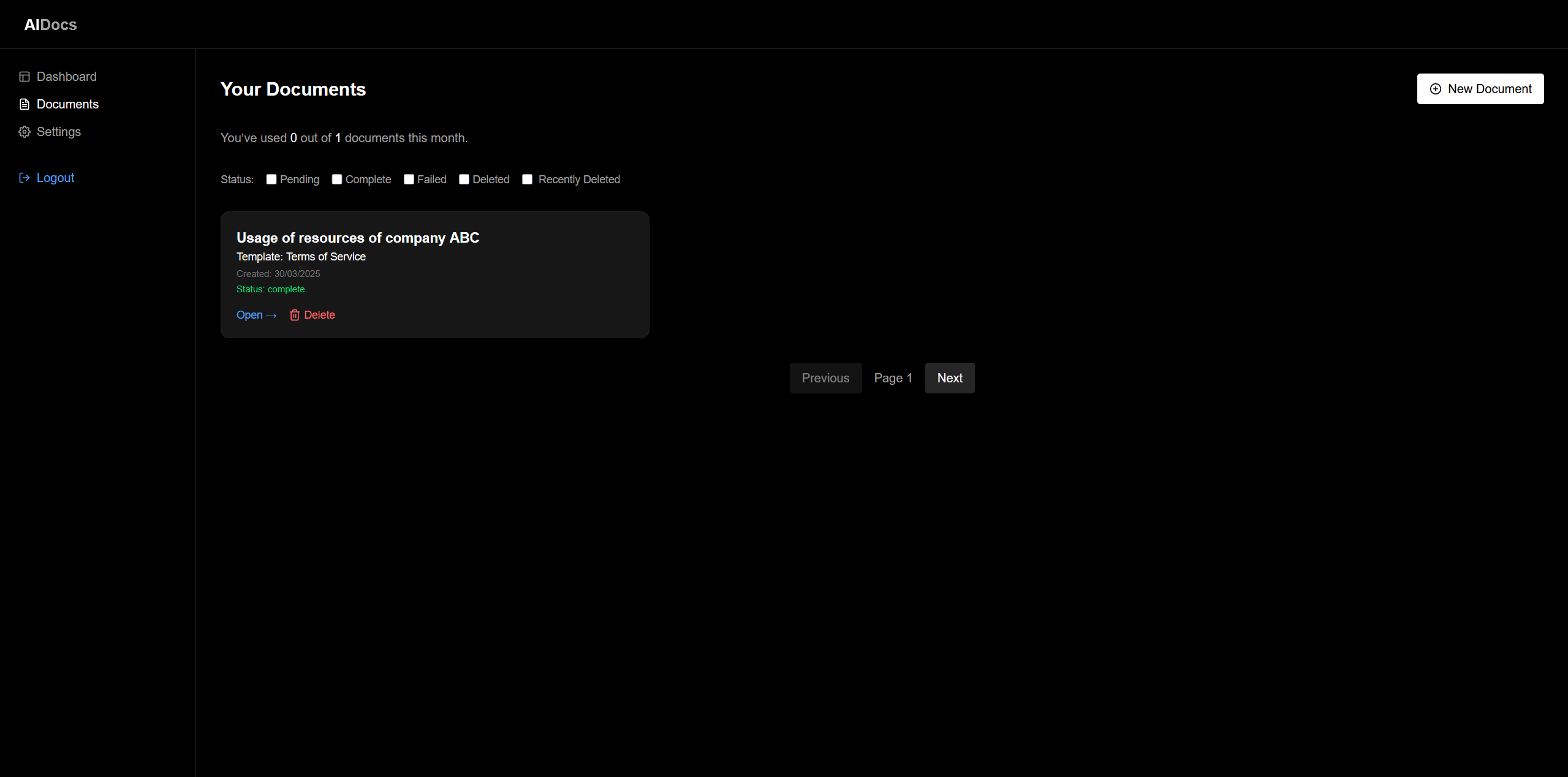 AIDocs - AI Document Generator screenshot 3