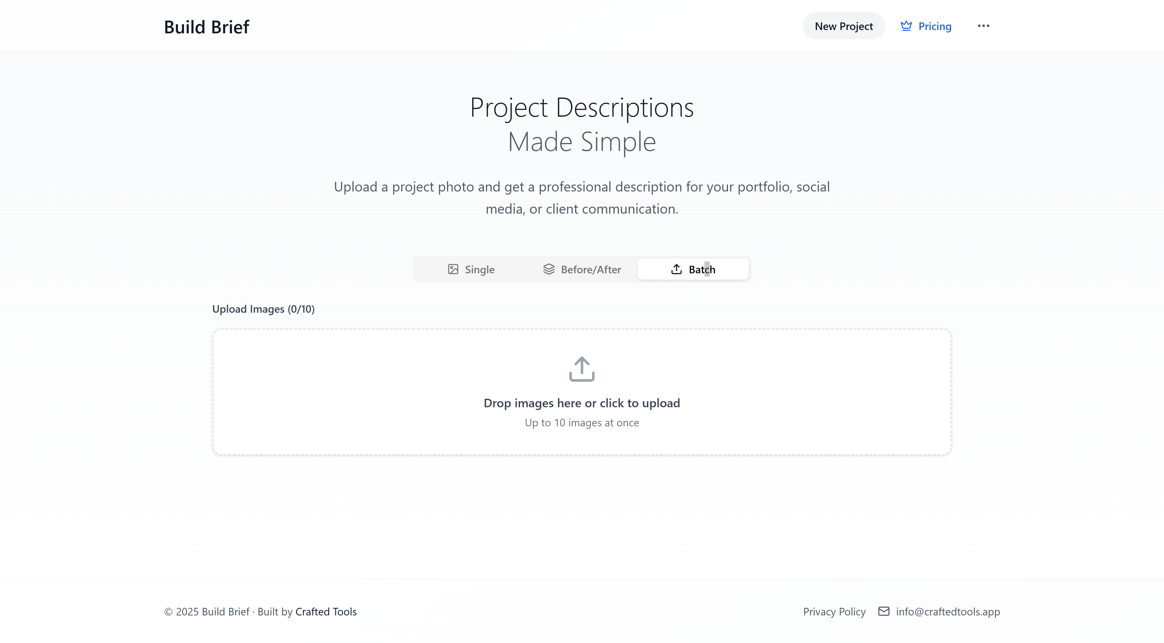 Build Brief screenshot 7