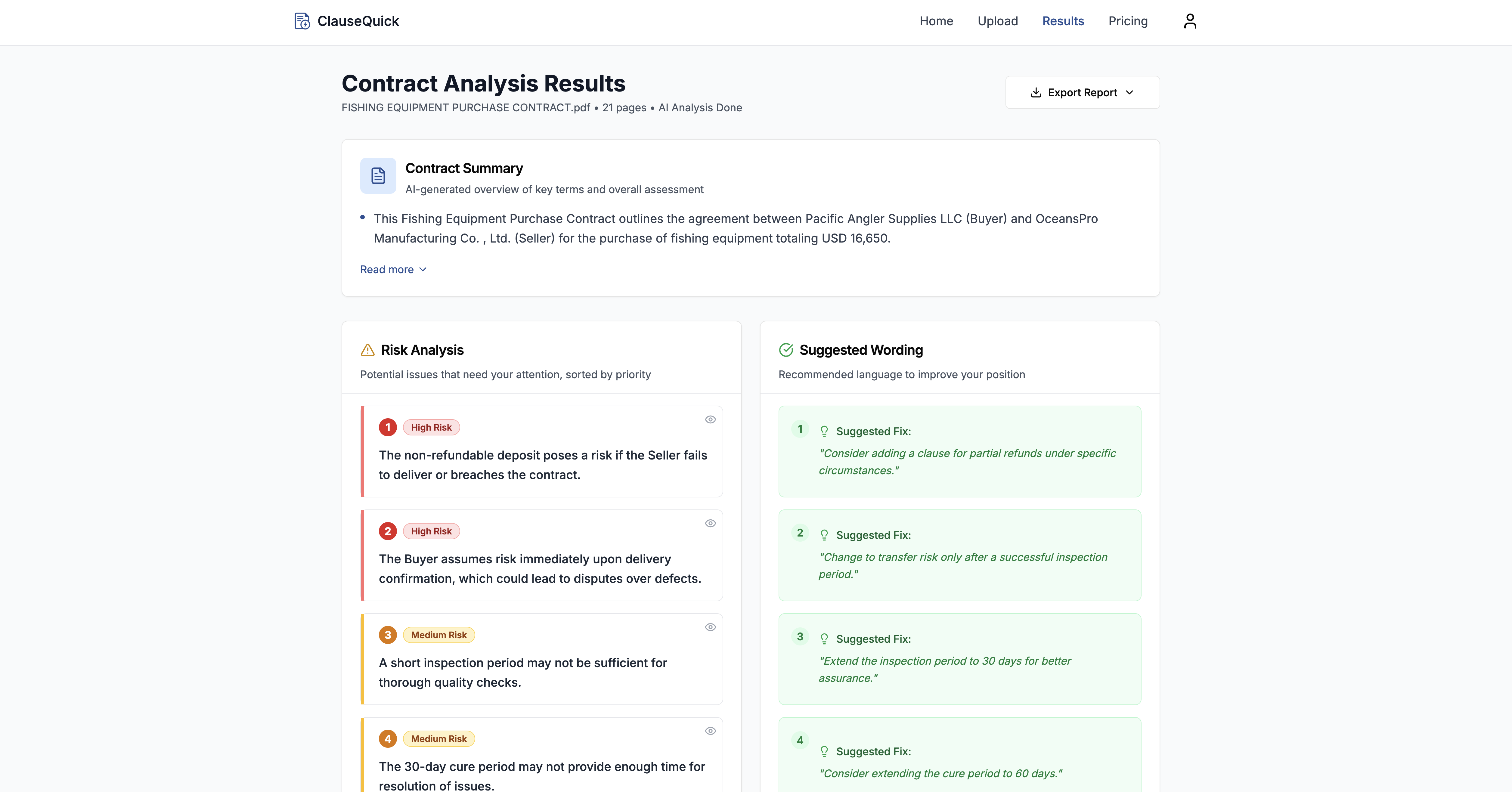 ClauseQuick screenshot 4