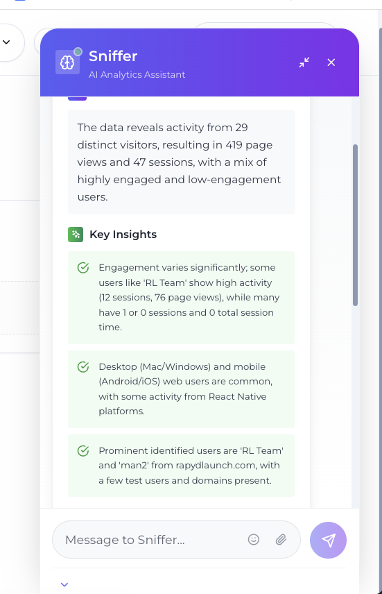Sniffurl - AI MARKETER screenshot 2