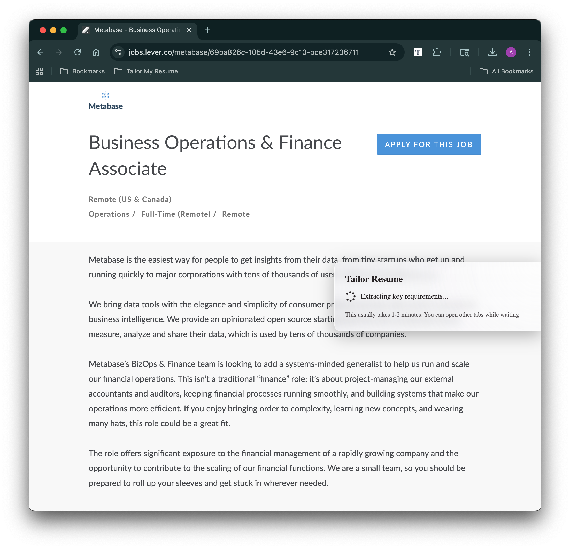 Tailor My Resume screenshot 4