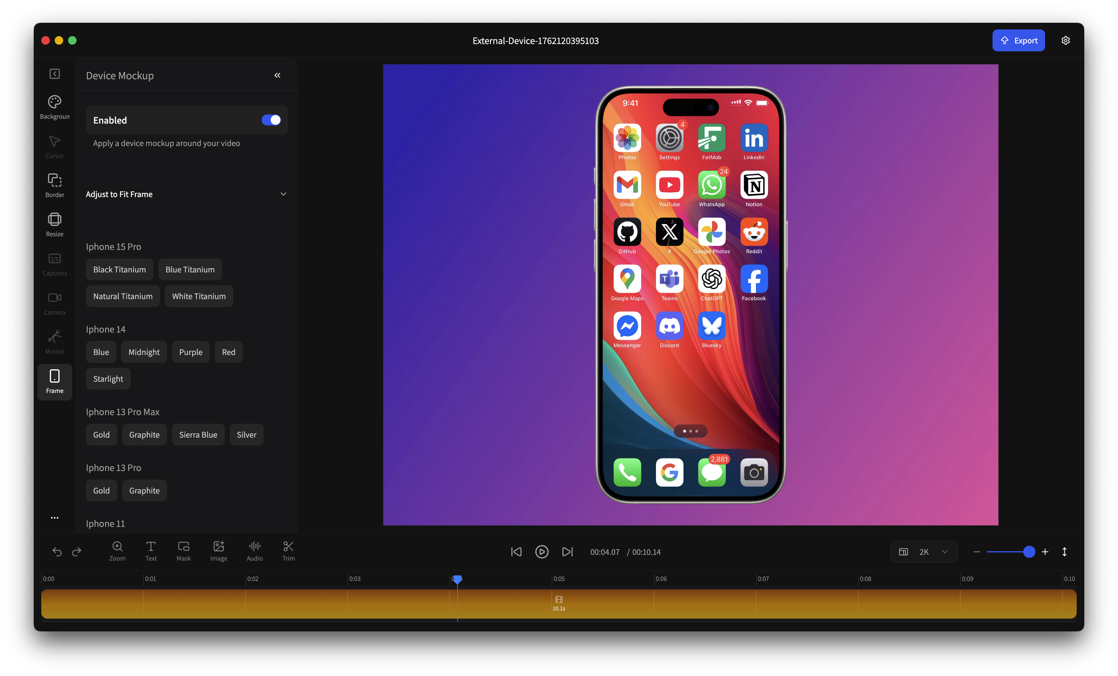 Motionik screenshot 3
