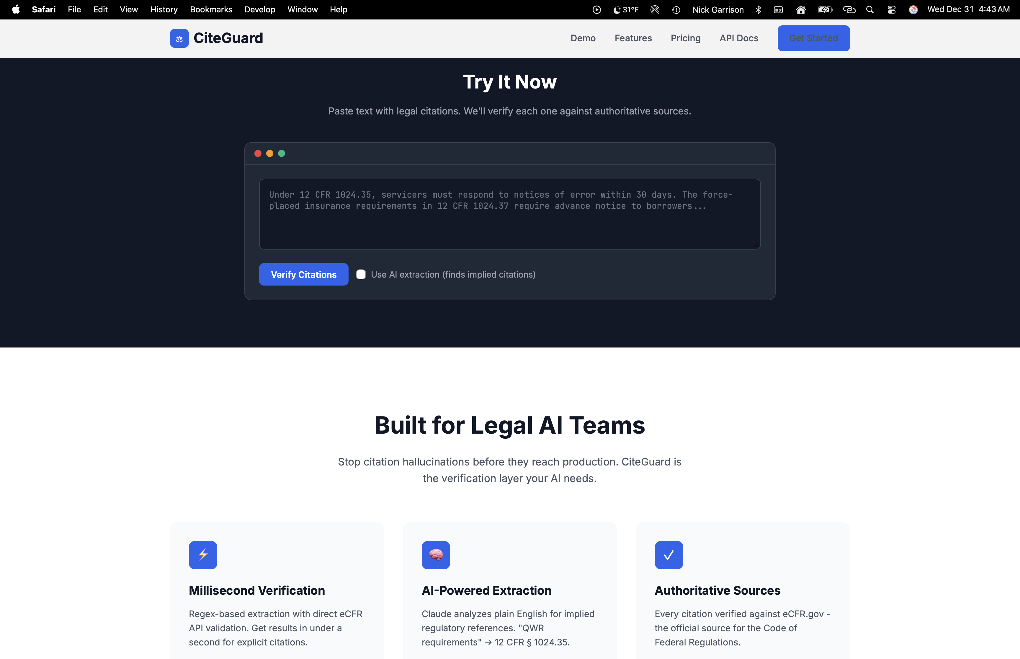 CiteGuard screenshot 3