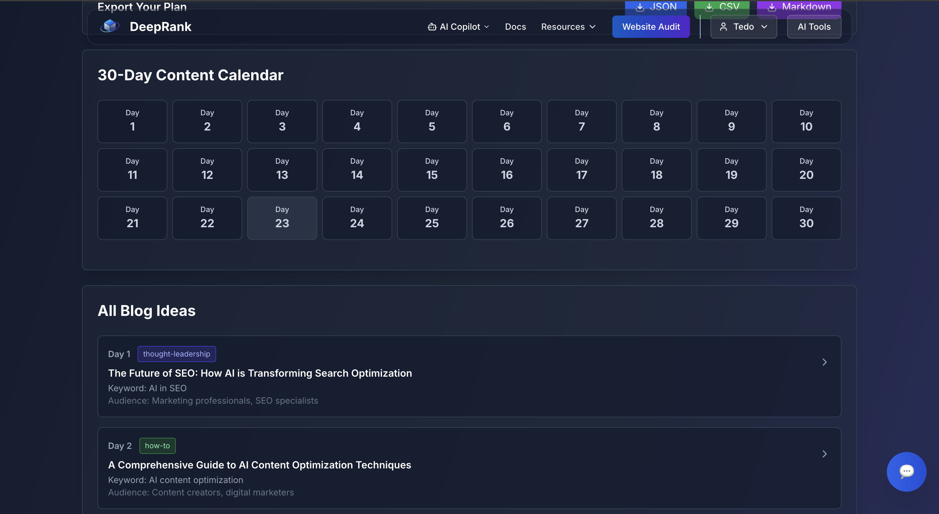 Deeprank AI - Supercharging Vibecoders screenshot 4