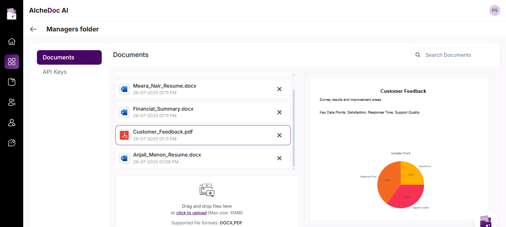 AlcheDoc screenshot 2