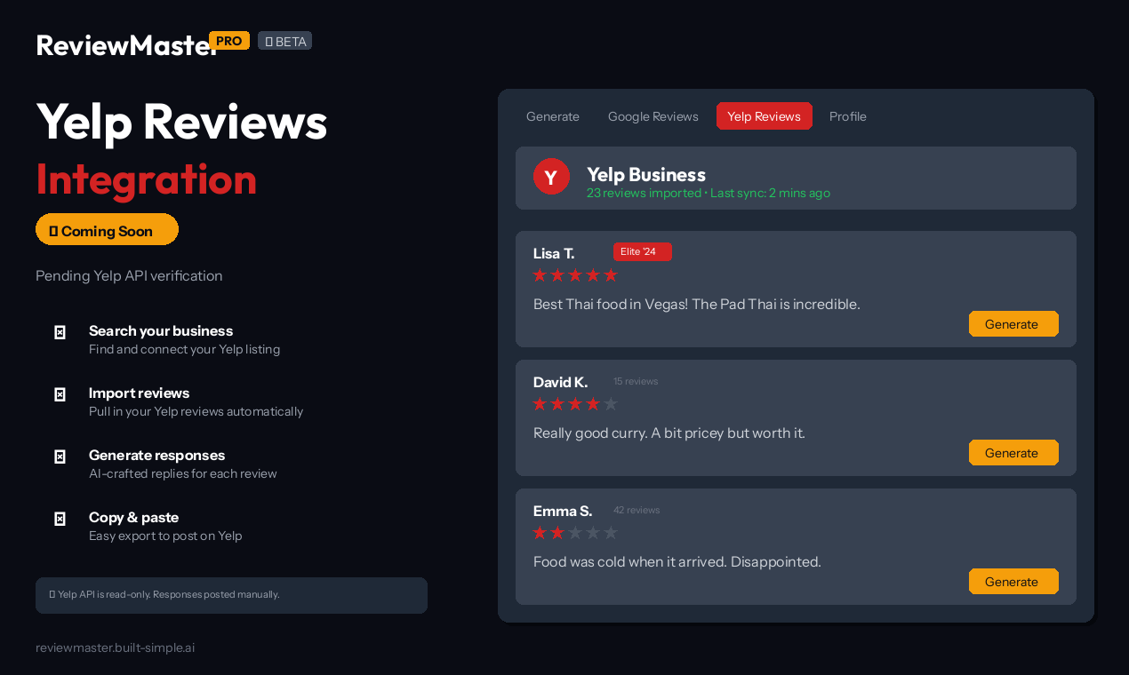 ReviewMaster Pro Beta screenshot 2