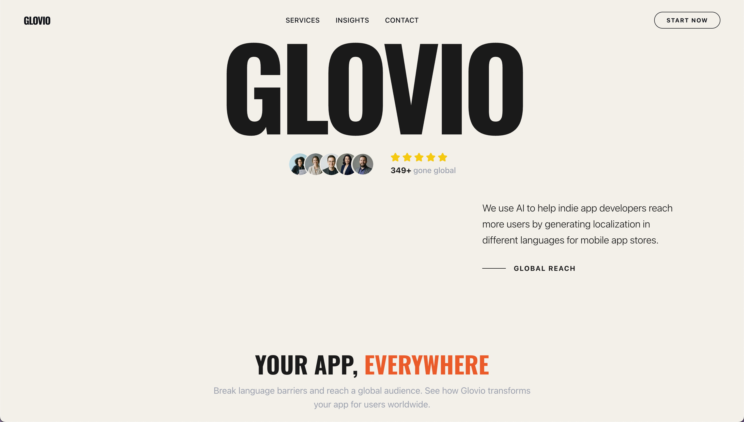 Glovio screenshot 1