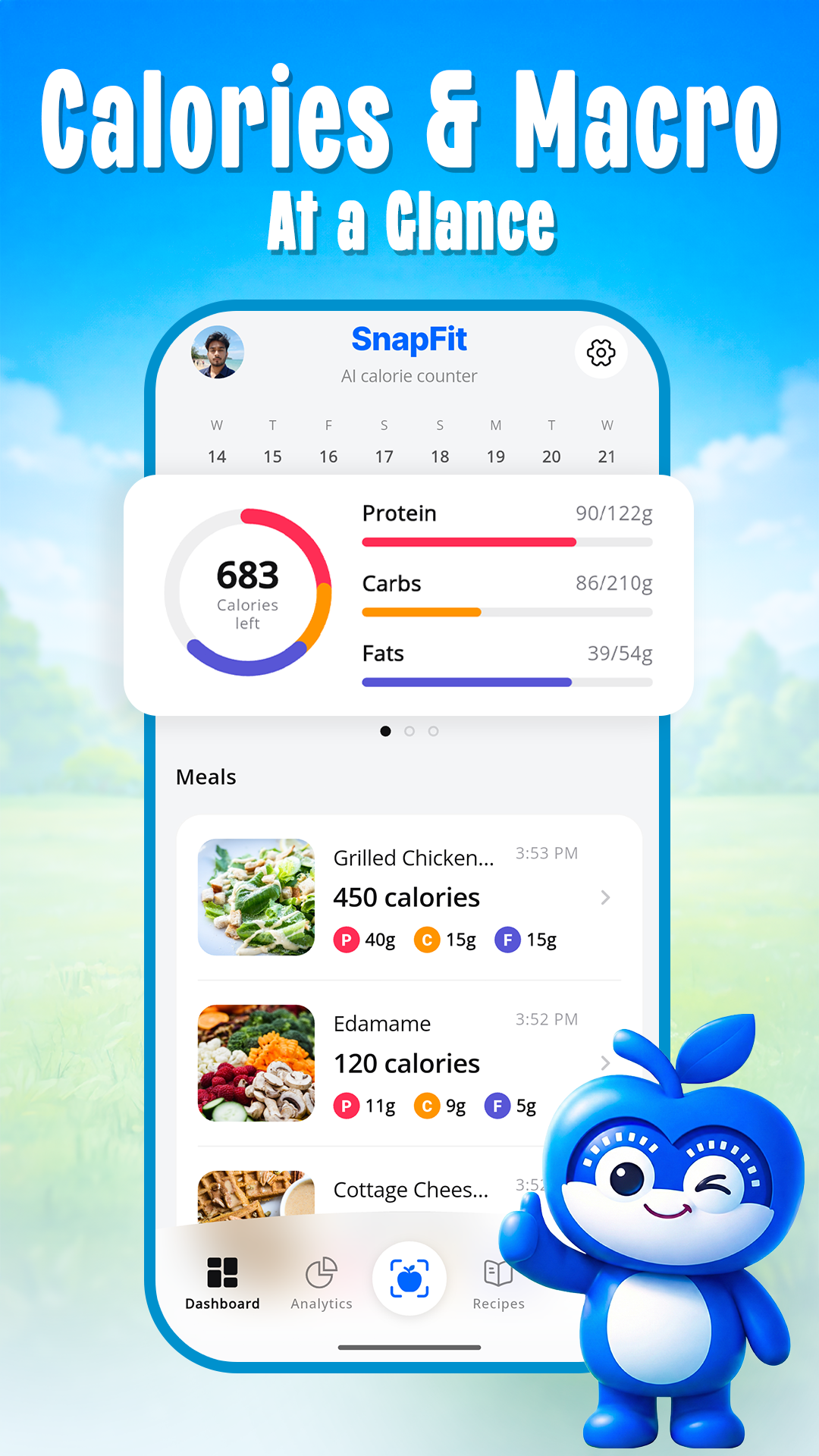 SnapFit – AI Calorie Counter screenshot 2