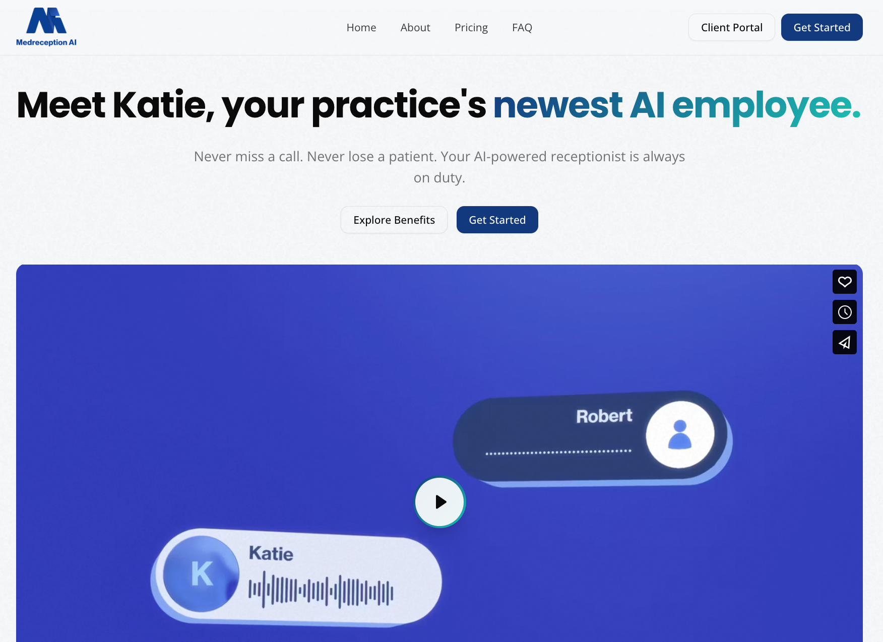 MedReception AI– AI Medical Receptionist screenshot 2