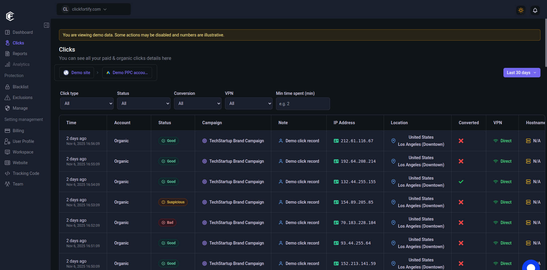 ClickFortify screenshot 7