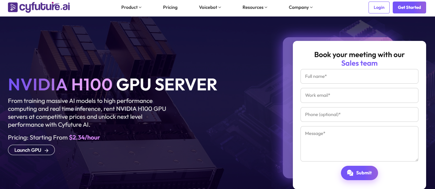 NVIDIA H100 GPU SERVER screenshot 2