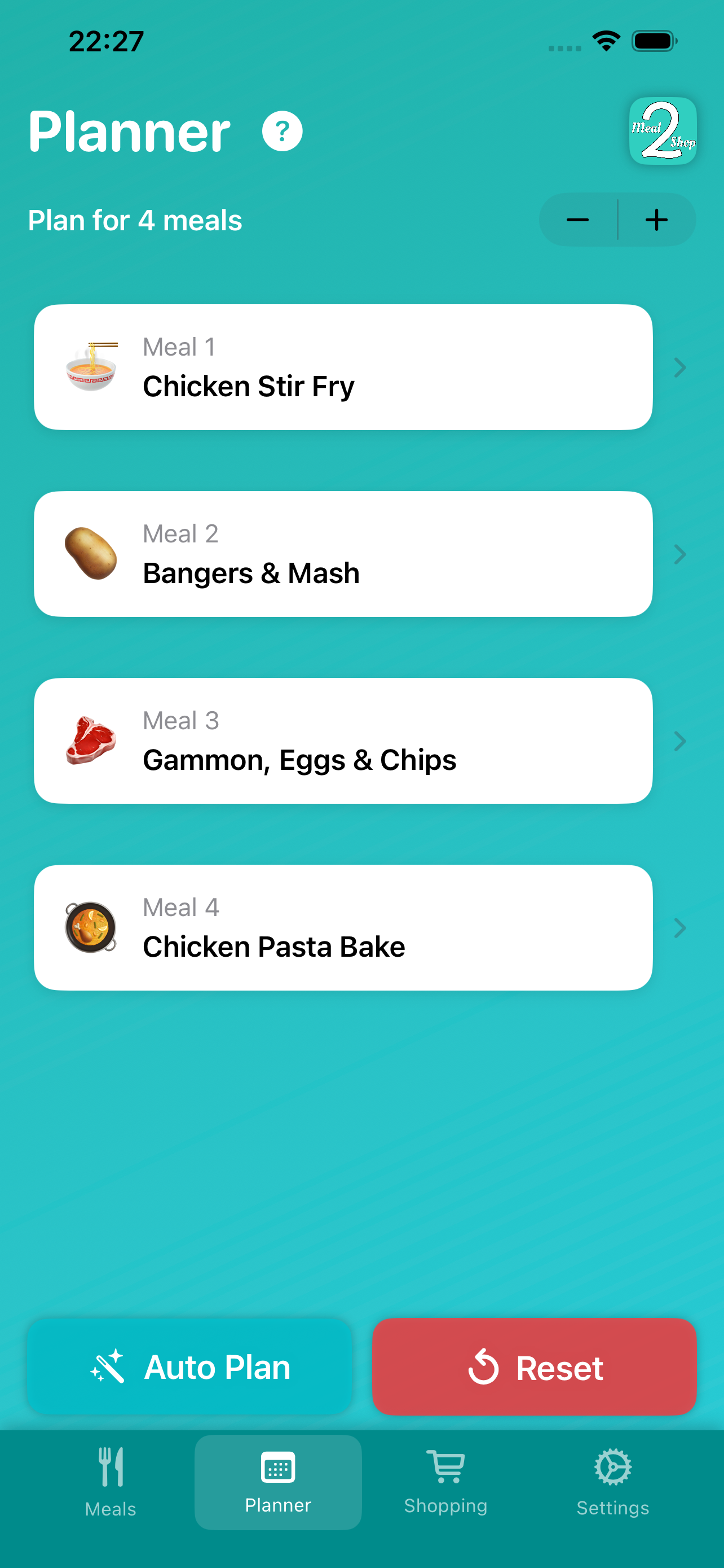 Meal2Shop screenshot 2